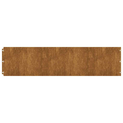 Lawn Edgings 20 pcs 25x103 cm Flexible Weathering Steel