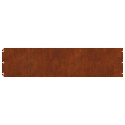 Lawn Edgings 20 pcs 25x103 cm Flexible Weathering Steel