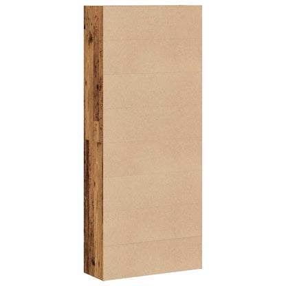 Book Cabinet Old Wood 80x30x189 cm Engineered Wood