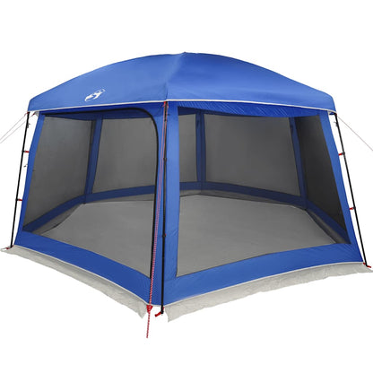 Pool Tent with Removable Fly & Mesh Walls Azure Blue 618x532 cm