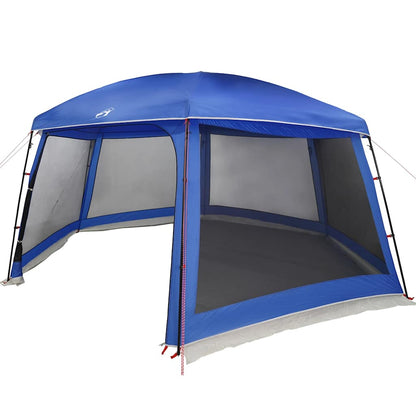 Pool Tent with Removable Fly & Mesh Walls Azure Blue 618x532 cm