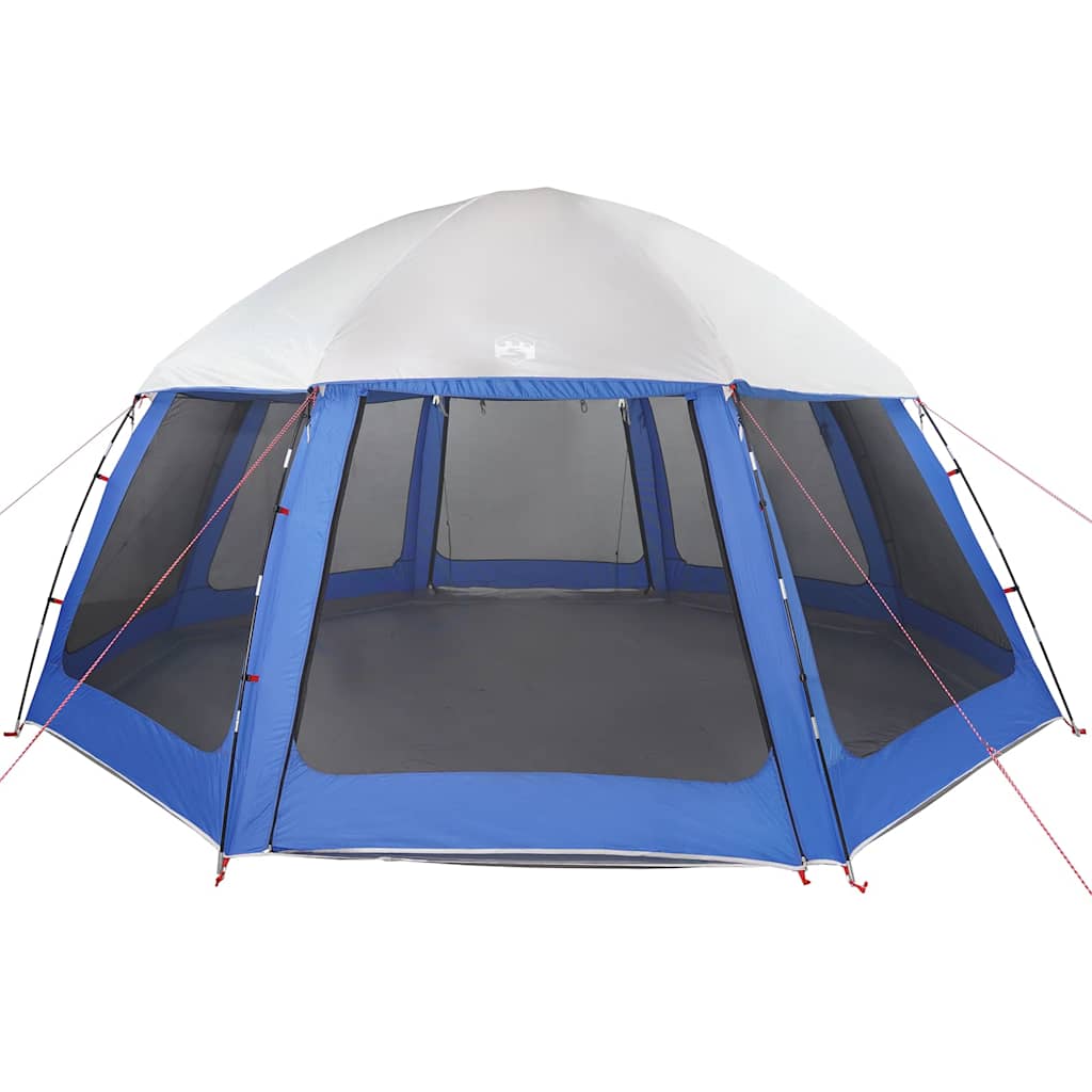 Pool Tent with Removable Fly & Mesh Walls Azure Blue 510x510 cm