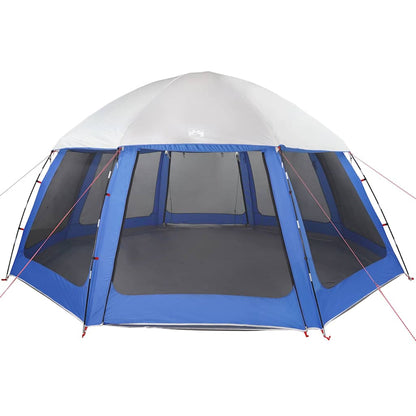 Pool Tent with Removable Fly & Mesh Walls Azure Blue 510x510 cm