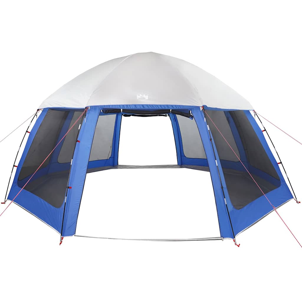 Pool Tent with Removable Fly & Mesh Walls Azure Blue 510x510 cm