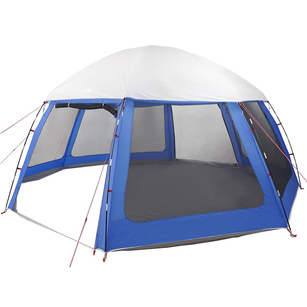 Pool Tent with Removable Fly & Mesh Walls Azure Blue 510x510 cm