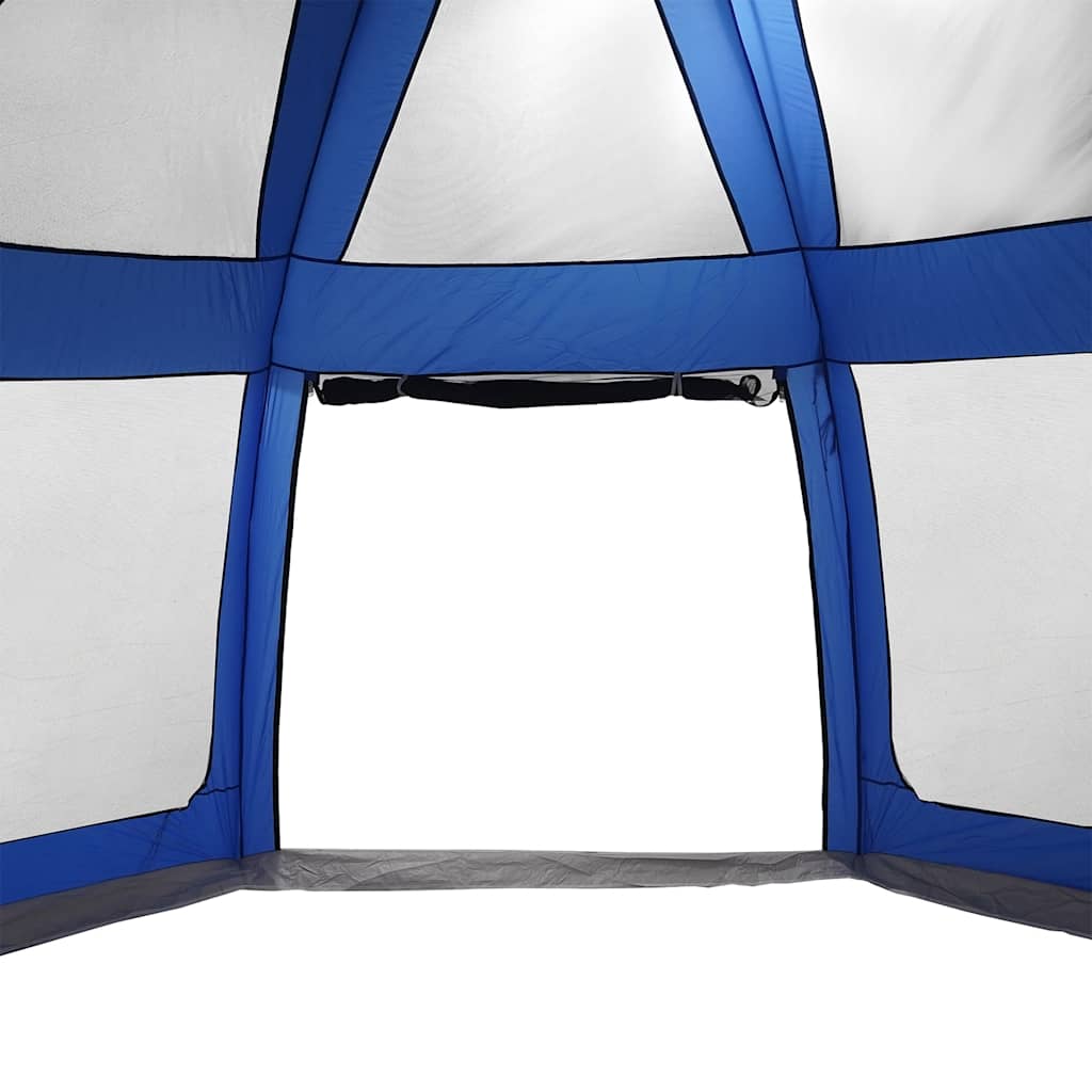 Pool Tent with Removable Fly & Mesh Walls Azure Blue 510x510 cm