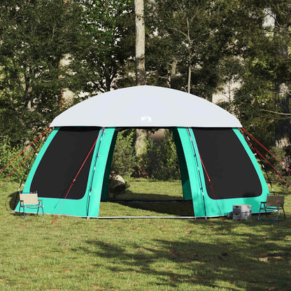 Pool Tent with Removable Fly & Mesh Walls Sea Green 612x612 cm