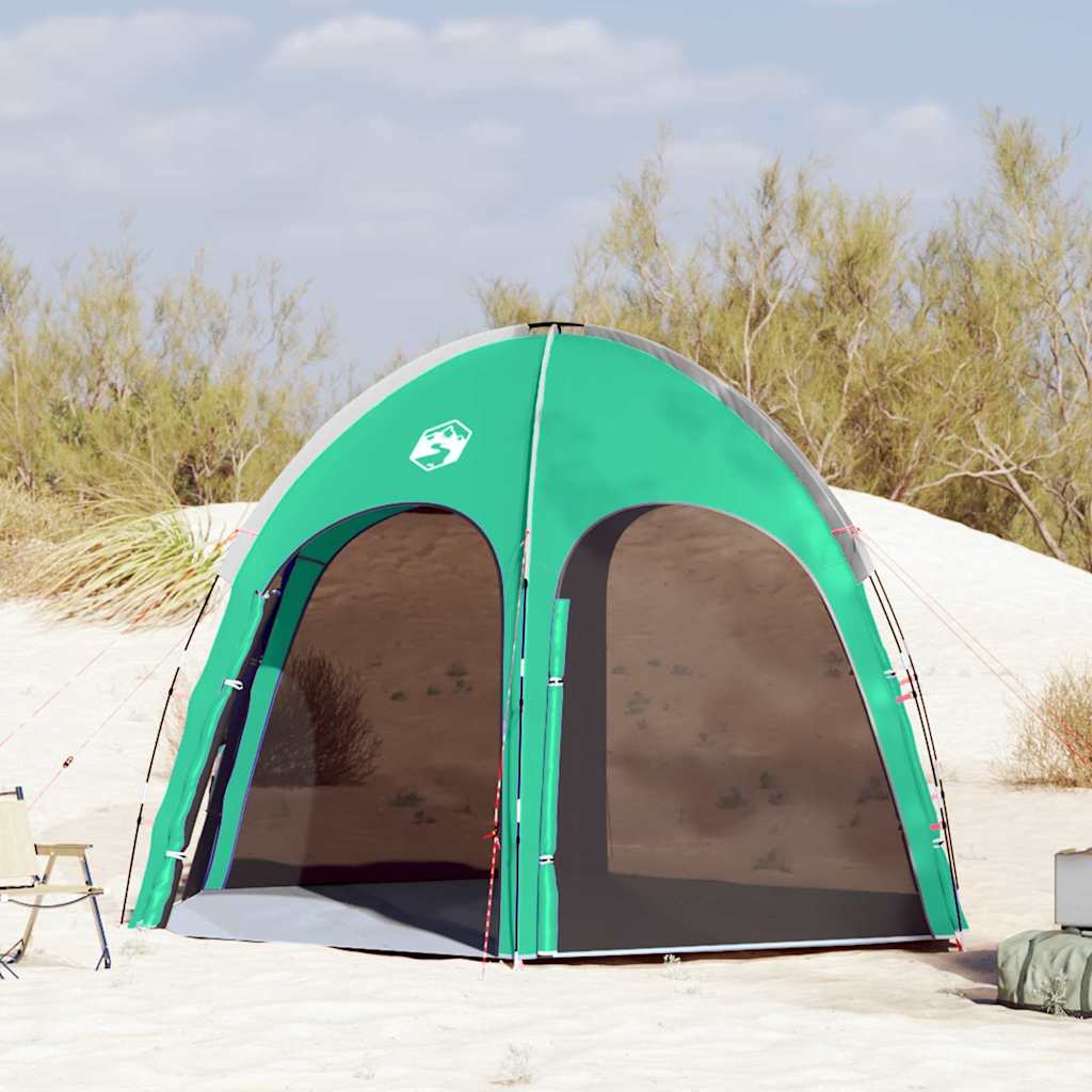 Pool Tent Sea Green 366 x 305 x 231 cm Polyester and Fiberglass