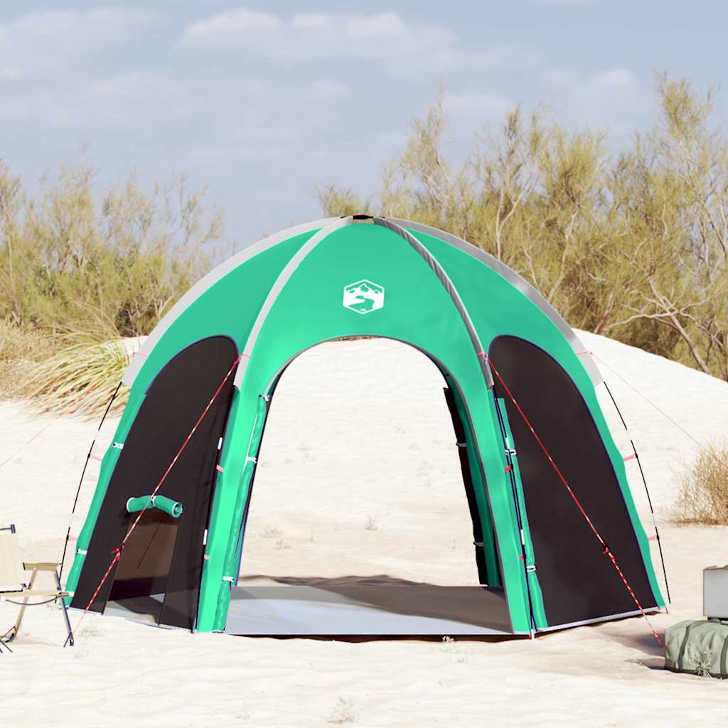 Pool Tent Sea Green 366 x 305 x 231 cm Polyester and Fiberglass