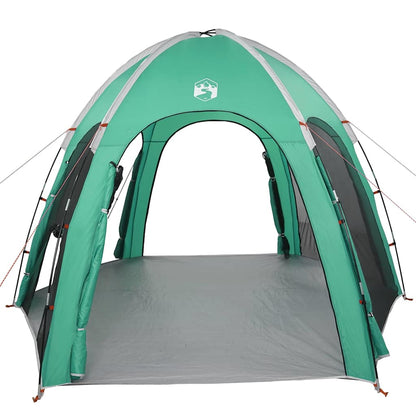 Pool Tent Sea Green 366 x 305 x 231 cm Polyester and Fiberglass
