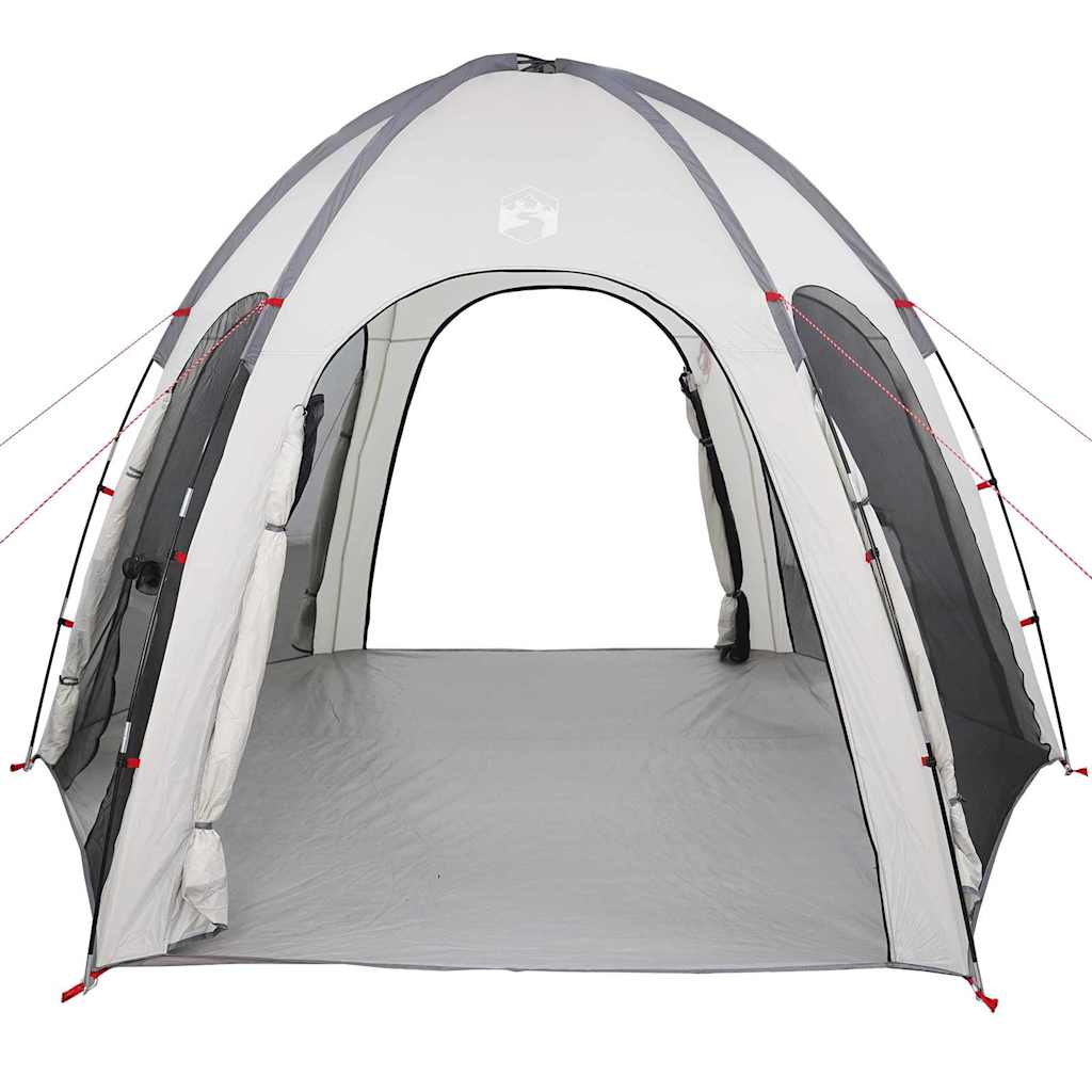 Pool Tent Grey 366 x 305 x 231 cm Polyester and Fiberglass