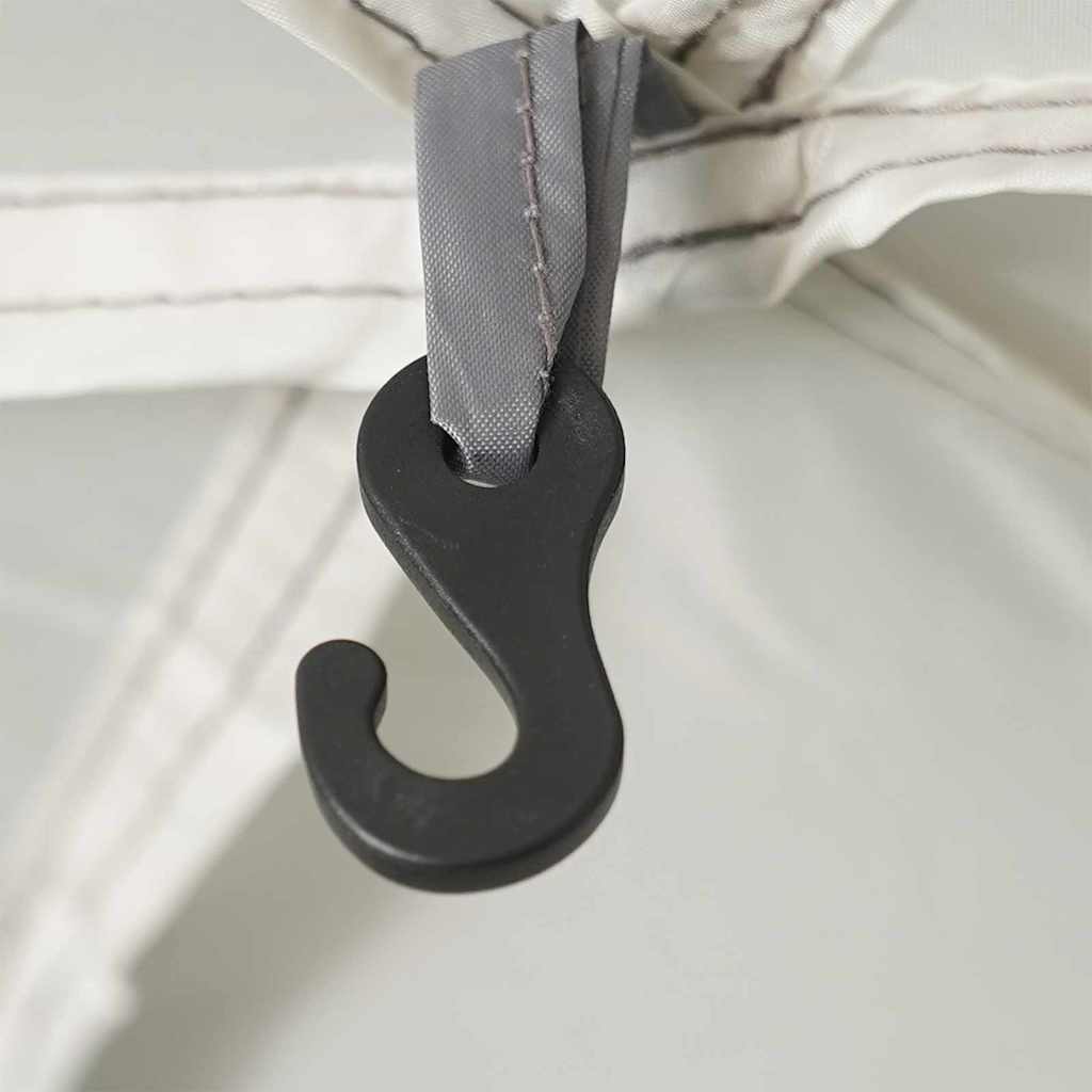 Pool Tent Grey 366 x 305 x 231 cm Polyester and Fiberglass