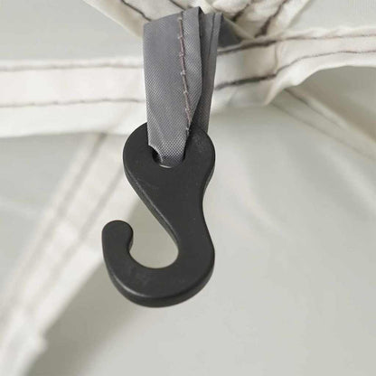 Pool Tent Grey 366 x 305 x 231 cm Polyester and Fiberglass