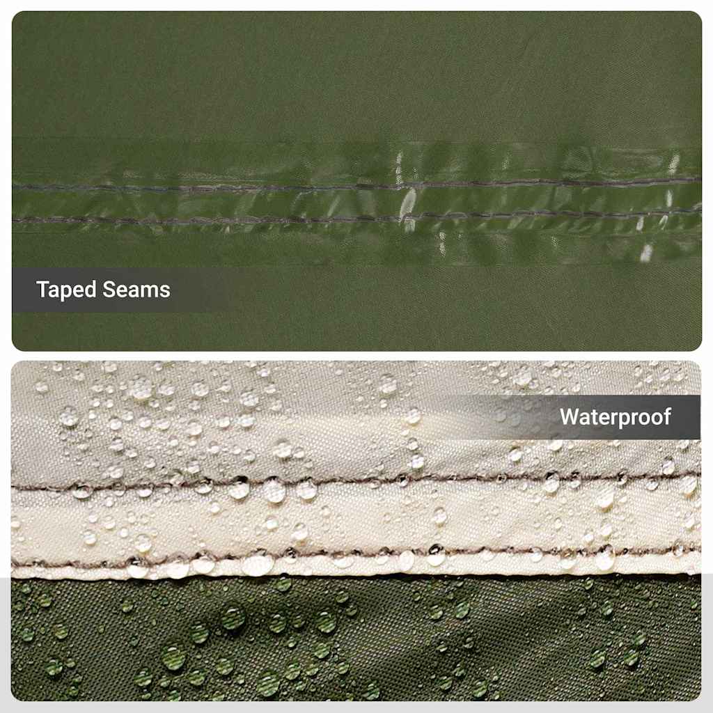 Fishing Tent with Roof Olive Green 514 x 465 x 187 cm