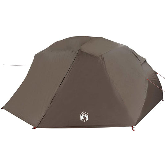 Fishing Tent Brown 514 x 465 x 187 cm Polyester and Fiberglass