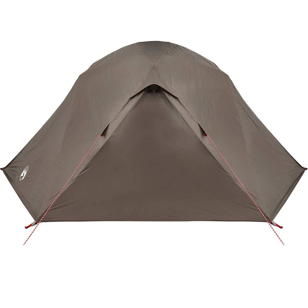 Fishing Tent Brown 514 x 465 x 187 cm Polyester and Fiberglass