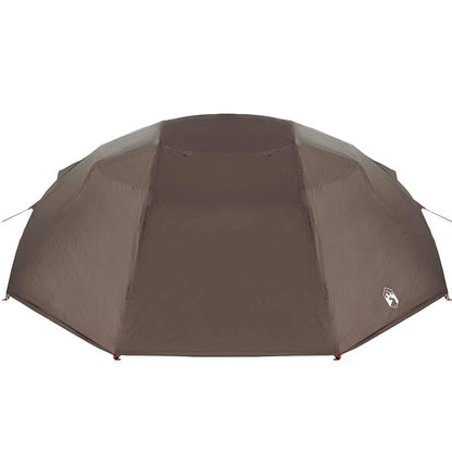 Fishing Tent Brown 514 x 465 x 187 cm Polyester and Fiberglass