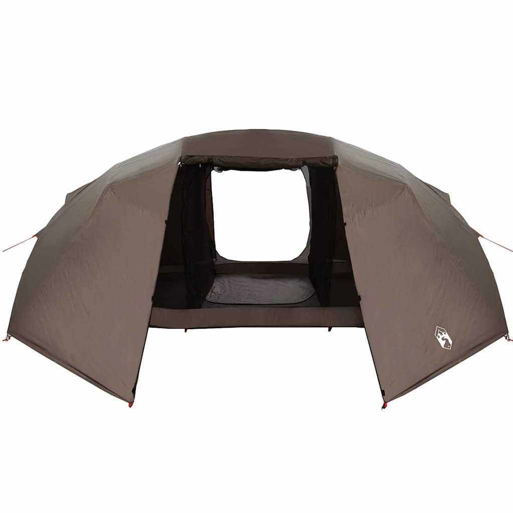 Fishing Tent Brown 514 x 465 x 187 cm Polyester and Fiberglass