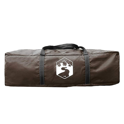 Fishing Tent Brown 514 x 465 x 187 cm Polyester and Fiberglass