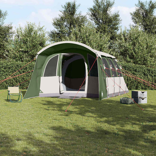 Family Tent with Roof Green and White 576 x 325 x 213 cm