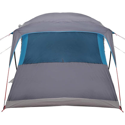 Family Tent with Roof Blue and Grey 435 x 255 x 216 cm