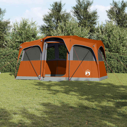 Family Tent with Roof Orange and Orange 435 x 255 x 216 cm