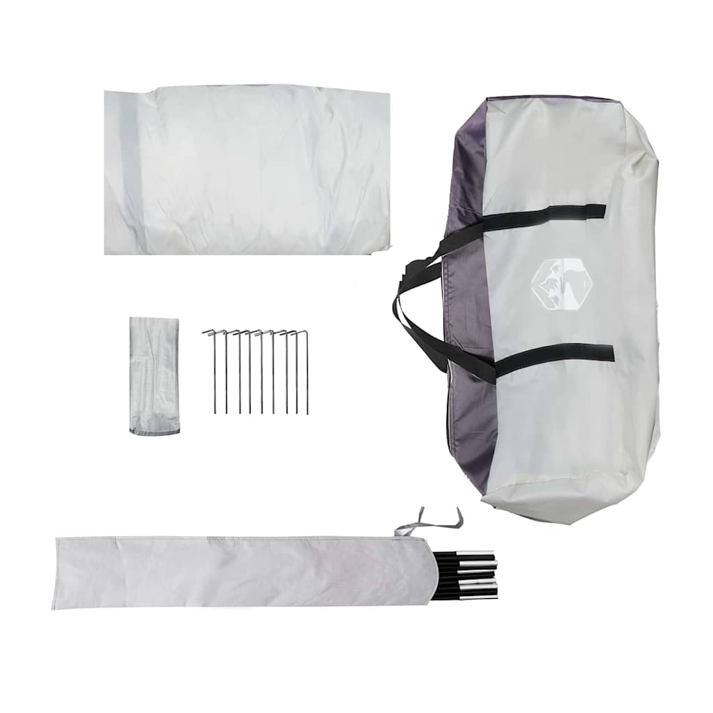 Mosquito Tent Grey 320 x 320 x 218 cm Polyester and Fiberglass