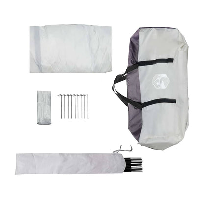 Mosquito Tent Grey 320 x 320 x 218 cm Polyester and Fiberglass