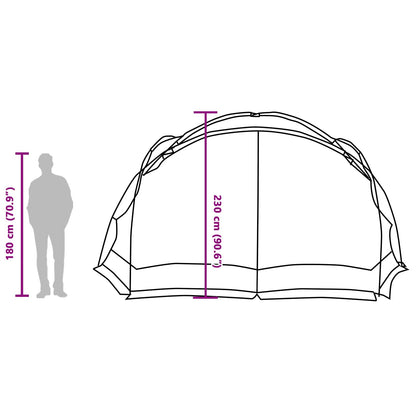 Mosquito Tent with Roof Azure Blue 434 x 434 x 230 cm