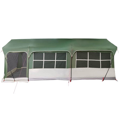 Family Tent Green and White 620 x 322 x 240 cm Polyester