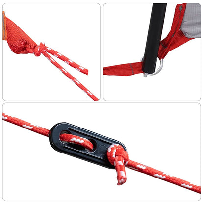 Family Tent Blue and Grey 620 x 322 x 240 cm Polyester