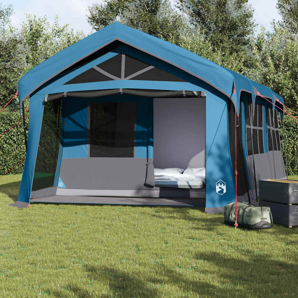 Family Tent Blue and Grey 620 x 322 x 240 cm Polyester