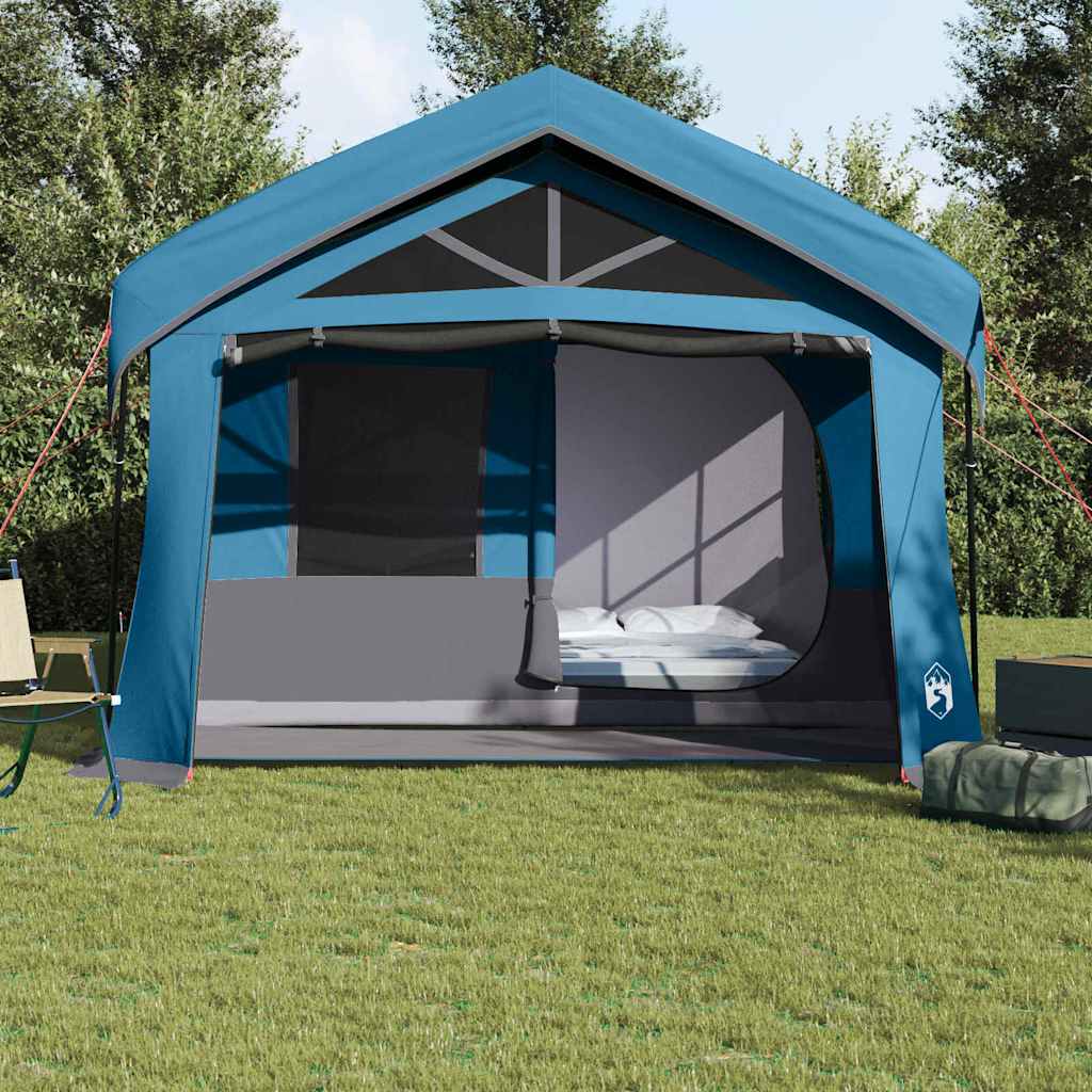 Family Tent Blue and Grey 620 x 322 x 240 cm Polyester