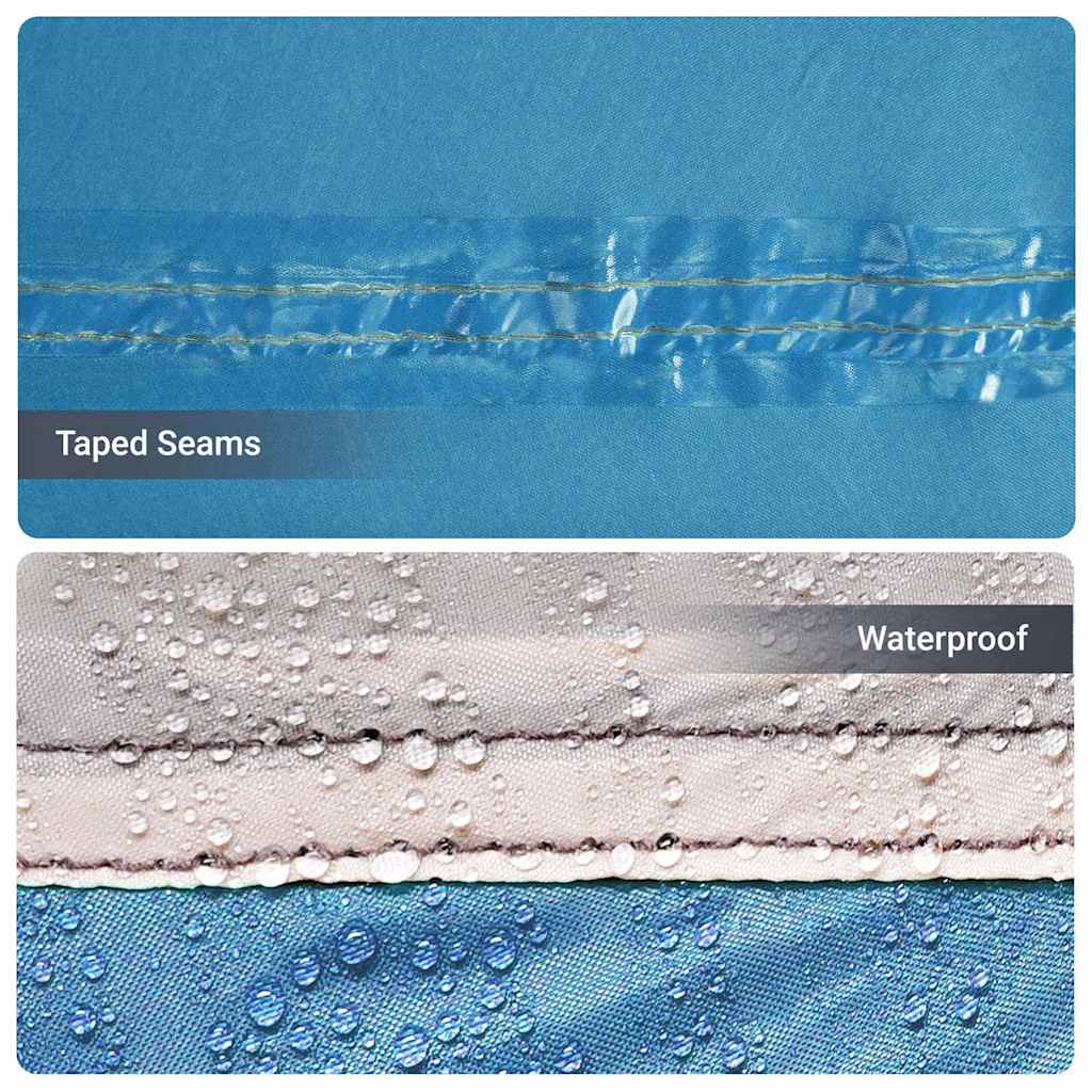 Family Tent Blue and Grey 620 x 322 x 240 cm Polyester