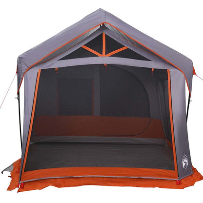 Family Tent Grey and Orange 620 x 322 x 240 cm Polyester