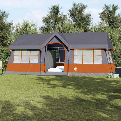 Family Tent with Roof Grey and Orange 622 x 295 x 238 cm