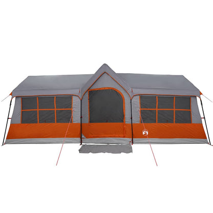 Family Tent with Roof Grey and Orange 622 x 295 x 238 cm
