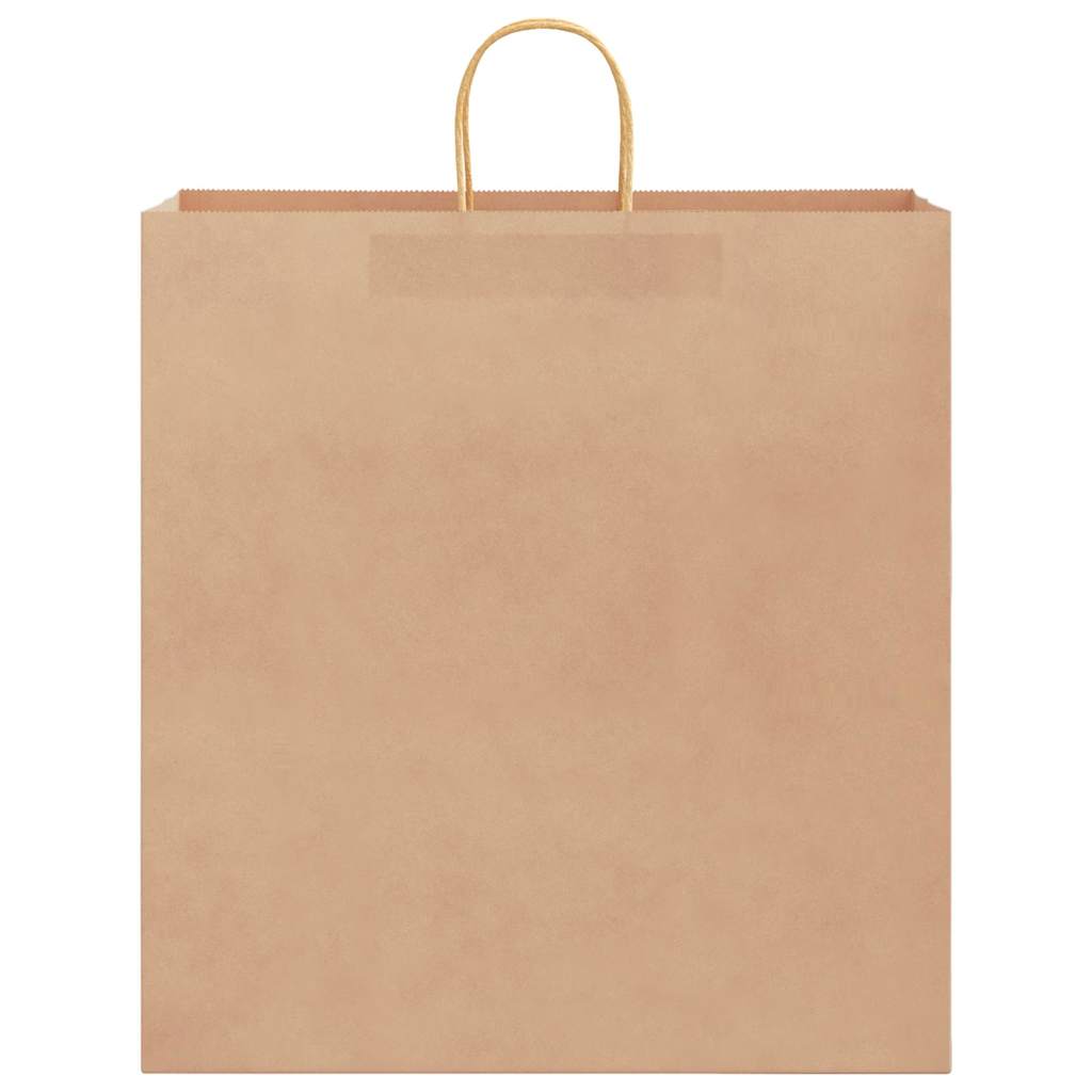 Paper Bags 50 pcs with Handles Brown 45x17x48 cm