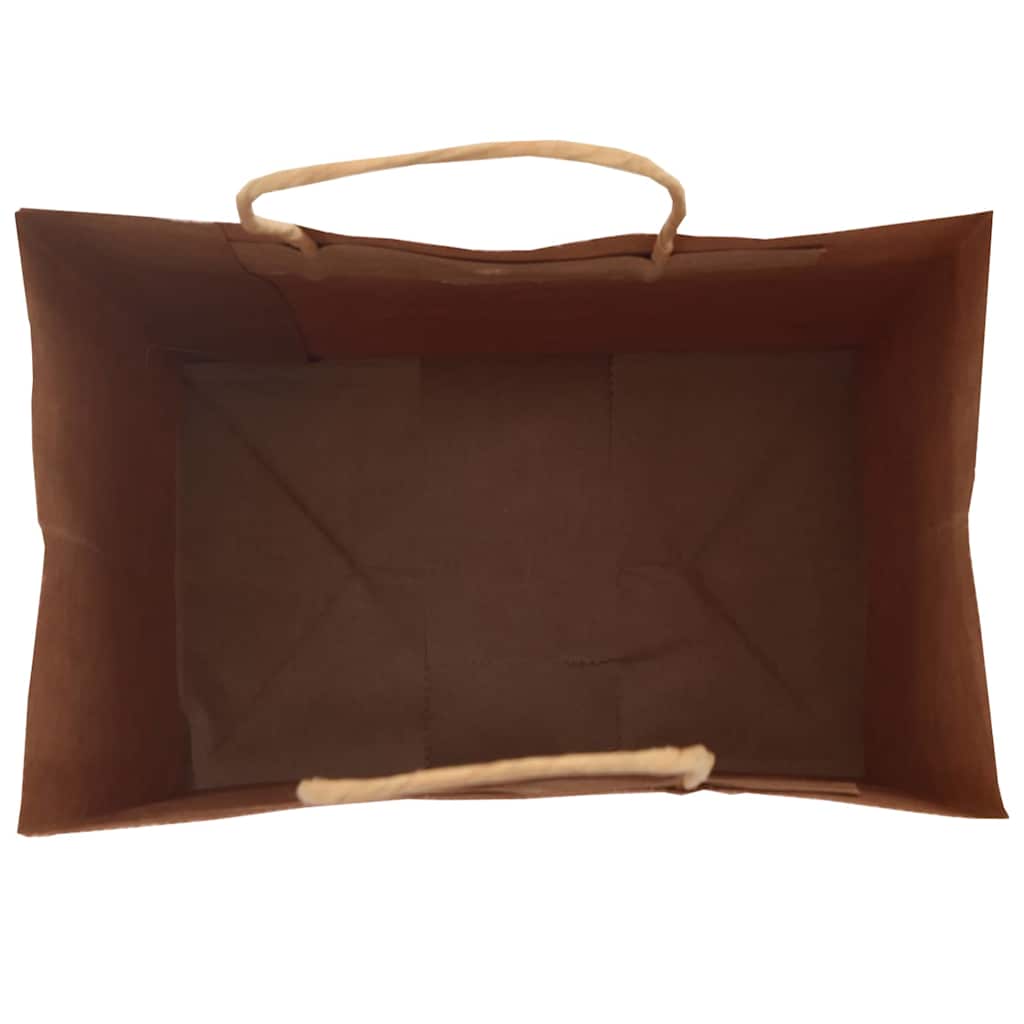 Paper Bags 250 pcs with Handles Black 32x22x28 cm