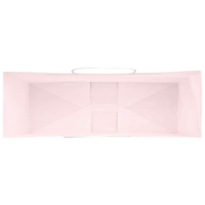 Paper Bags 50 pcs with Handles Pink 32x12x42 cm