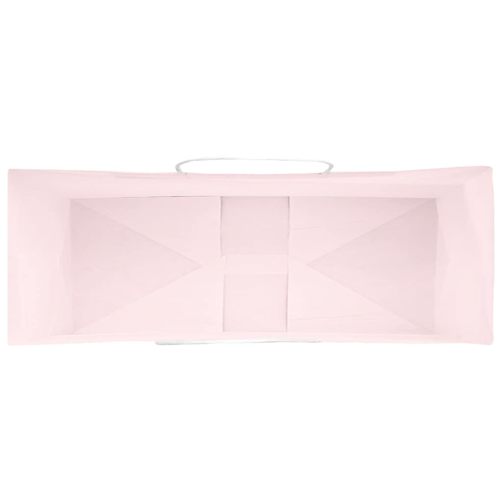 Paper Bags 50 pcs with Handles Pink 45x17x48 cm