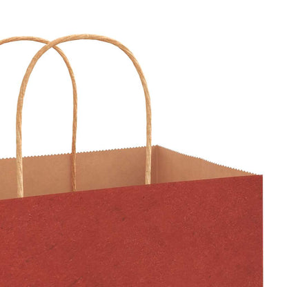 Paper Bags 250 pcs with Handles Red 32x22x24 cm