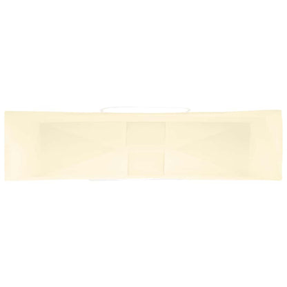 Paper Bags 50 pcs with Handles Yellow 54x15x49 cm