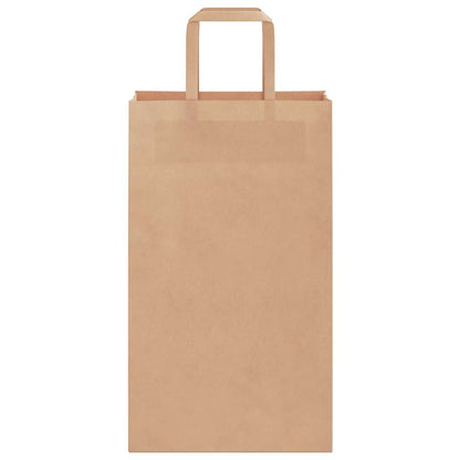 Paper Bags 50 pcs with Handles Brown 21x11x36 cm