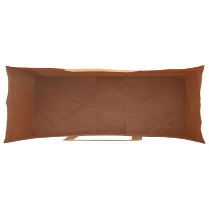 Paper Bags 250 pcs with Handles Brown 32x12x42 cm