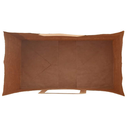 Paper Bags 250 pcs with Handles Brown 32x17x44 cm