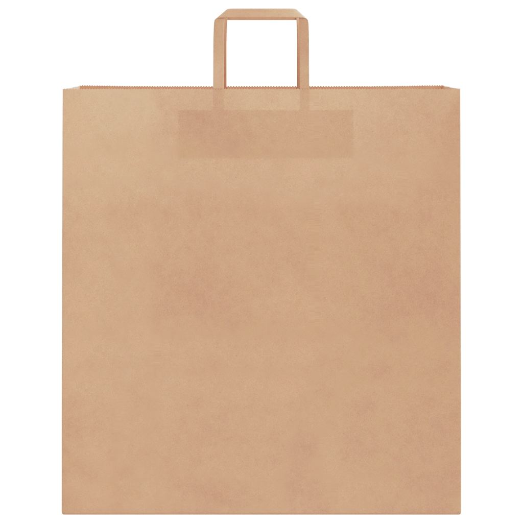 Paper Bags 250 pcs with Handles Brown 45x17x48 cm
