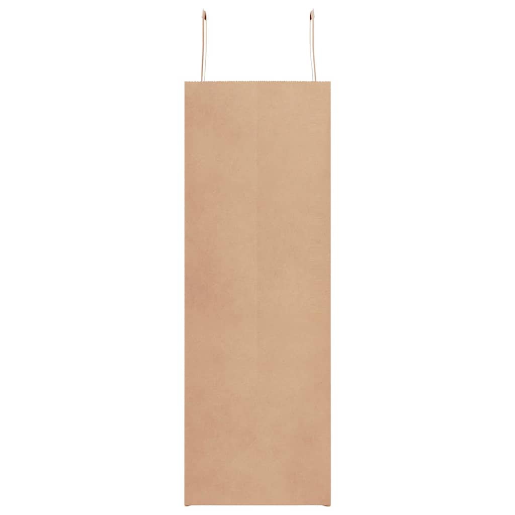 Paper Bags 250 pcs with Handles Brown 45x17x48 cm