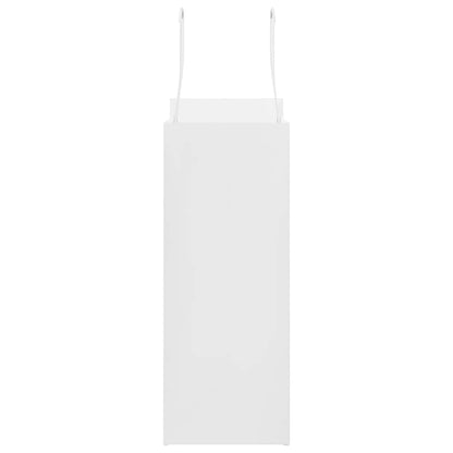 Paper Bags 50 pcs with Handles White 21x11x28 cm