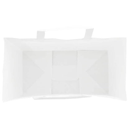 Paper Bags 50 pcs with Handles White 21x11x28 cm